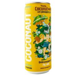 Woda Kokosowa z Młodego Kokosa z Sokiem Ananasowym NFC 320 ml - Coconaut