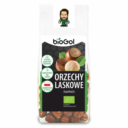Orzechy Laskowe Bio 100 g - Biogol - Przecena Krótka Data Minimalnej Trwałości