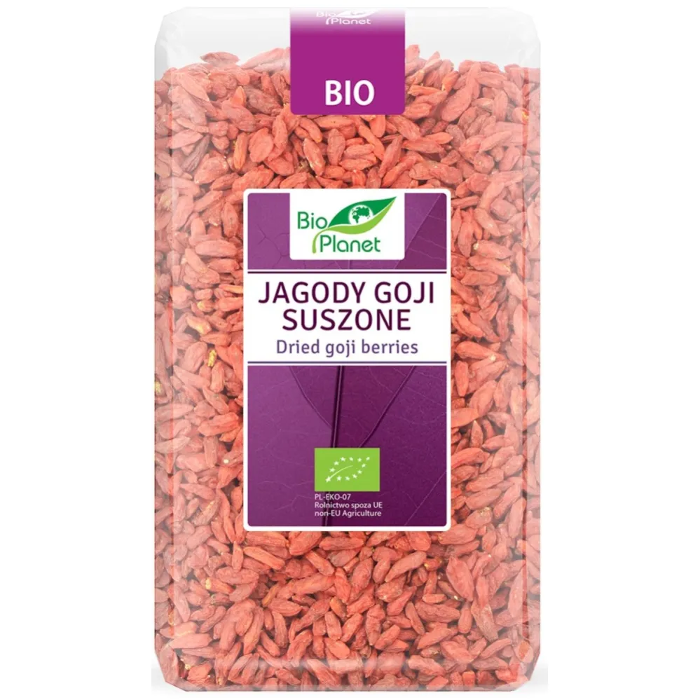 Jagody Goji Suszone Bio 1 kg - Bio Planet