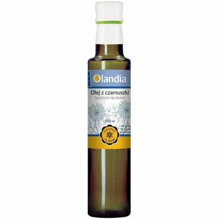 Olej z Czarnuszki Tłoczony Na Zimno 250 ml - Olandia