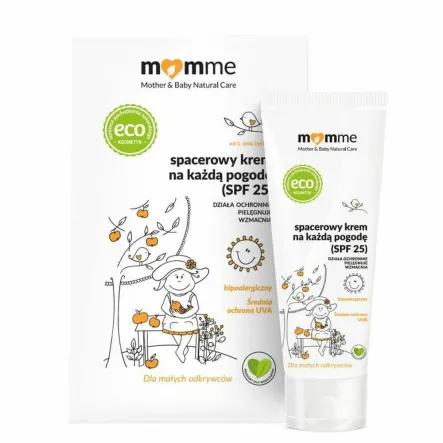 Spacerowy Krem na Każdą Pogodę dla Dzieci SPF 25 50 ml - MomMe