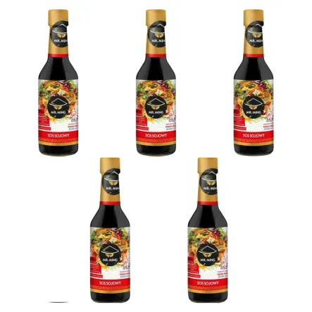 5 x Sos Sojowy 150 ml - Mr. Ming