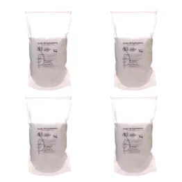 Zestaw 4 x Wodorowęglan Sodu Soda Oczyszczona Proszek 1 kg - Natur Planet