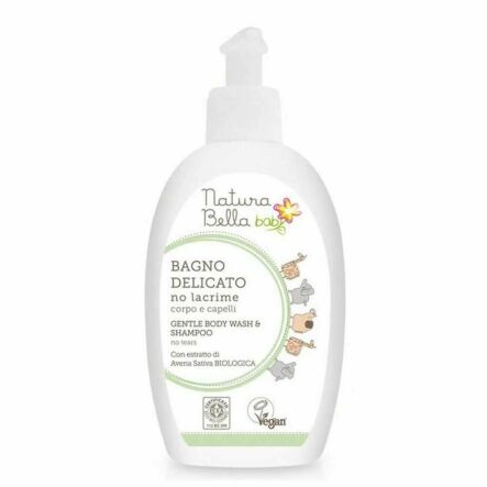 Delikatny Płyn do Kąpieli i Szampon NO TEARS 2w1 300 ml - Natura Bella Baby