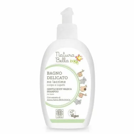 Delikatny Płyn do Kąpieli i Szampon NO TEARS 2w1 300 ml - Natura Bella Baby