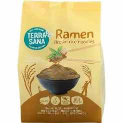 Makaron Ramen Noodle z Ryżu Brązowego Bezglutenowy Bio 280 g - Terrasana