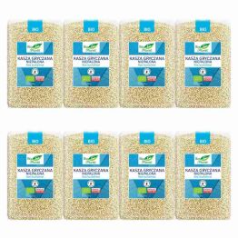 8 x Kasza Gryczana Niepalona Bezglutenowa Bio 2 kg - Bio Planet