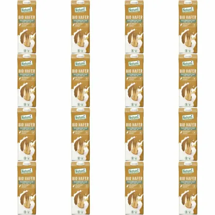 16 x Napój Owsiany z Algami Morskimi Bez Dodatku Cukru UHT Bio 1 l - Natumi