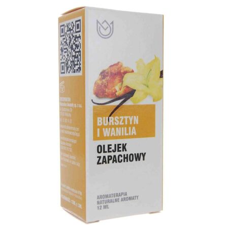 Olejek zapachowy Bursztyn i Wanilia 12ml Naturalne Aromaty