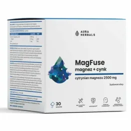 MagFuse: Magnez+ Cynk 30 Saszetek - Aura Herbals