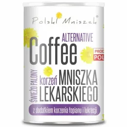 Kawa z Korzenia Mniszka Lekarskiego + Łopian i Lukrecja Bezkofeinowa 150 g - Polski Mniszek