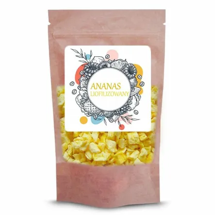 Ananas Liofilizowany Kawałki 100 g VitaFarm