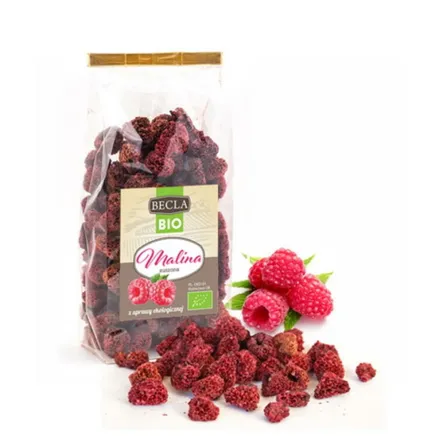 Malina Suszona Eko 100 G - Owocowy Zagajnik