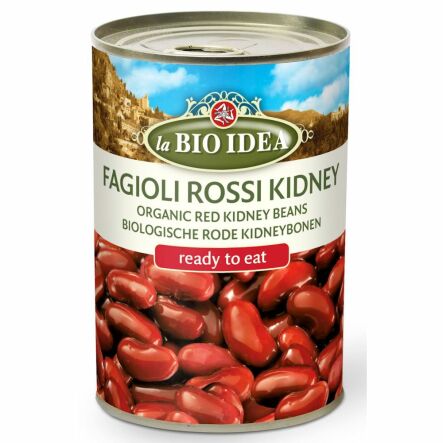 Czerwona Fasola Kidney (Puszka) Bio 400 g/ 240 g - La Bio Idea - Fasolka Eko w Puszce