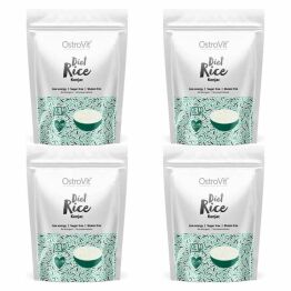 4 x Makaron Konjac Diet Rice 400 g Keto Friendly (250 g) - OstroVit
