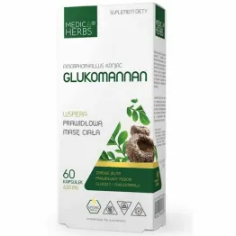 Glukomannan 620 mg 60 Kapsułek - Medica Herbs