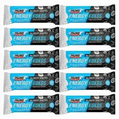 10 x Baton Energy Kokos + Guarana 50 g - Paliwo Dla Aktywnych