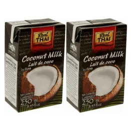 Zestaw 2 x Mleczko Kokosowe UHT 250 ml RealThai