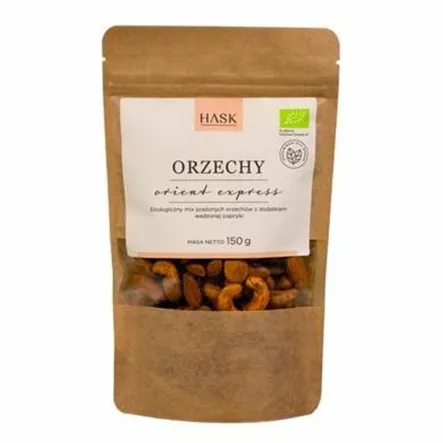 Mix Prażonych Orzechów Wędzona Papryka Bio 150 g Hask