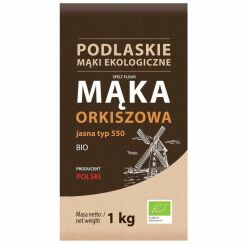 Polska Mąka Orkiszowa Jasna Typ 550 Bio 1 kg - BioLife