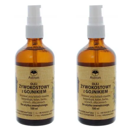 Zestaw 2 x Olej Żywokostowy Z Gojnikiem 100 ml Astron