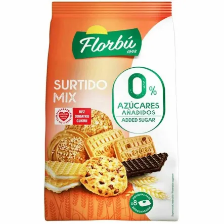 Ciastka i Wafelki Mix Bez Dodatku Cukru 270 g - Florbu