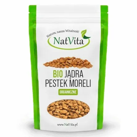 Jądra Pestek Moreli Pestki Moreli Gorzkie Amigdalina Witamina B17 1 kg - Natvita