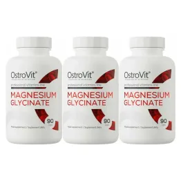 3 x Glicynian Magnezu 90 Kapsułek - OstroVit