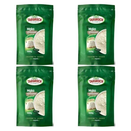 4 x Mąka Orkiszowa Biała 1 kg - Targroch 