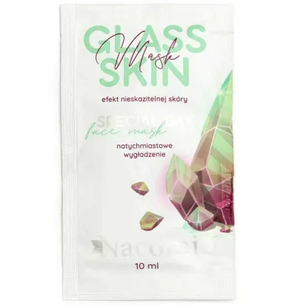 PRÓBKA Maseczka do Twarzy Glass Skin 10 ml - Nacomi