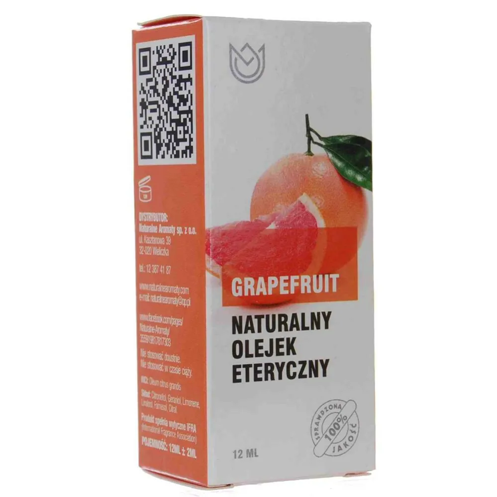 Naturalny Olejek Eteryczny Grapefruit 10 ml - Naturalne Aromaty