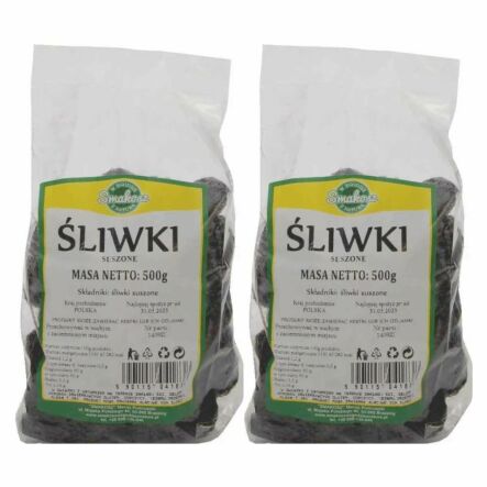 Śliwki Suszone 1 kg (2 x 500 g) - Smakosz
