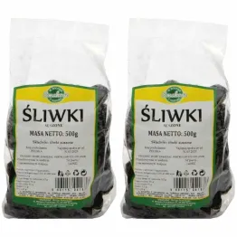 Śliwki Suszone 1 kg (2 x 500 g) - Smakosz - Bez konserwantów!