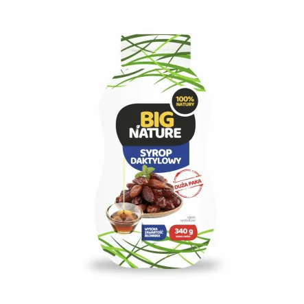 Syrop Daktylowy 340 g - Big Nature - Przecena Krótka Data Minimalnej Trwałości