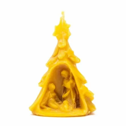 Świeca z Wosku Pszczelego - Szopka Bożonarodzeniowa