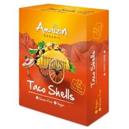 Muszle Taco Bezglutenowe Bio 150g (12 sztuk) - Amaizin