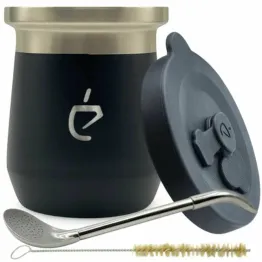Zestaw Yerba Mate Termolid DualFlow PRO Czarny