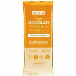 Keto Czekolada z Olejem MCT Słoneczna Pomarańcza 80 g - Beketo
