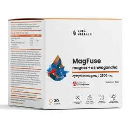 MagFuse: Magnez+ Ashwagandha 30 Saszetek - Aura Herbals