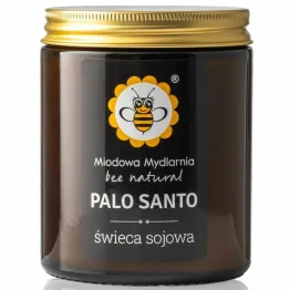 Świeca Sojowa Palo Santo 180 ml - Miodowa Mydlarnia