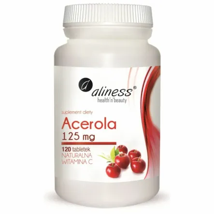 Acerola 125 mg 120 Tabletek - Aliness