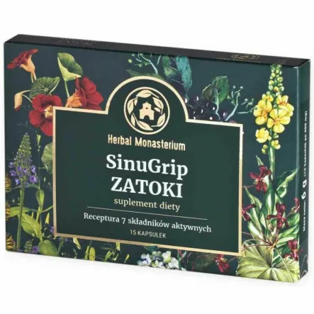 SinuGrip Zatoki 15 Kapsułek - Herbal Monasterium