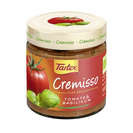 Pasta Słonecznikowa Pomidor/Bazylia Bio 180g-Tartex