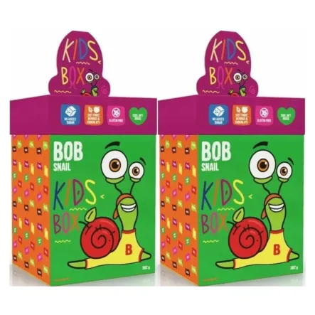 2 x Kids Box Przekąski z Zabawką 382 g - Bob Snail