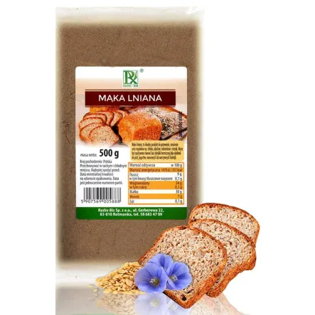 Mąka Lniana 500 g Radix-Bis 