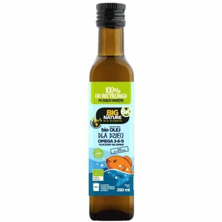 Bio Olej Dla Dzieci Omega 3-6-9 Tłoczony Na Zimno 250 ml - Big Nature