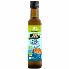 Bio Olej Dla Dzieci Omega 3-6-9 Tłoczony Na Zimno 250 ml - Big Nature