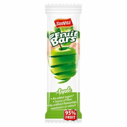 Baton Owocowy Jabłko Bez Dodatki Cukru 20 g - Sunvita