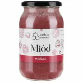 Miód z Maliną 1150 g - Pasieka Rodzinna