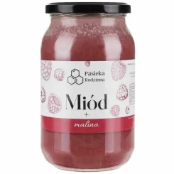 Miód z Maliną 1150 g - Pasieka Rodzinna